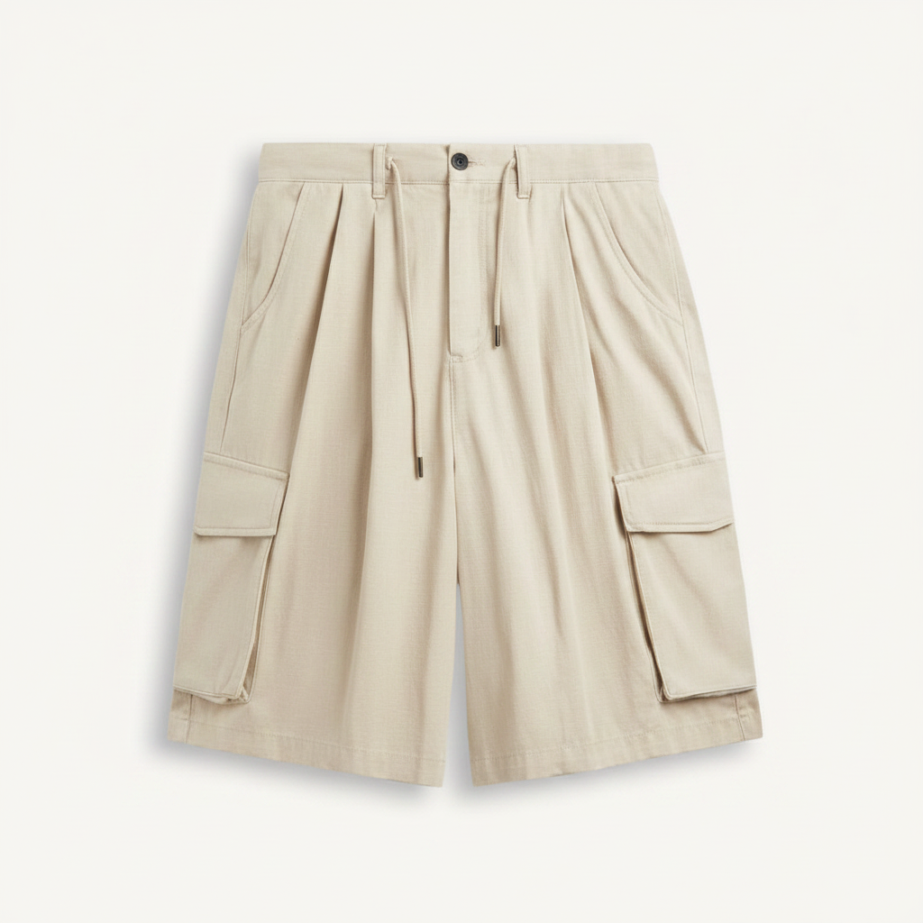 Bossmon Combat Shorts — Cream