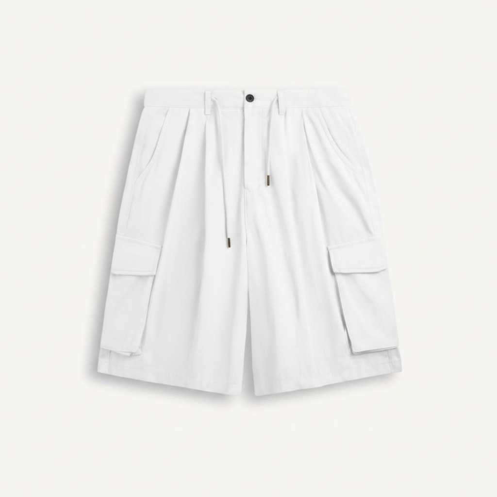 Bossmon Combat Shorts — White
