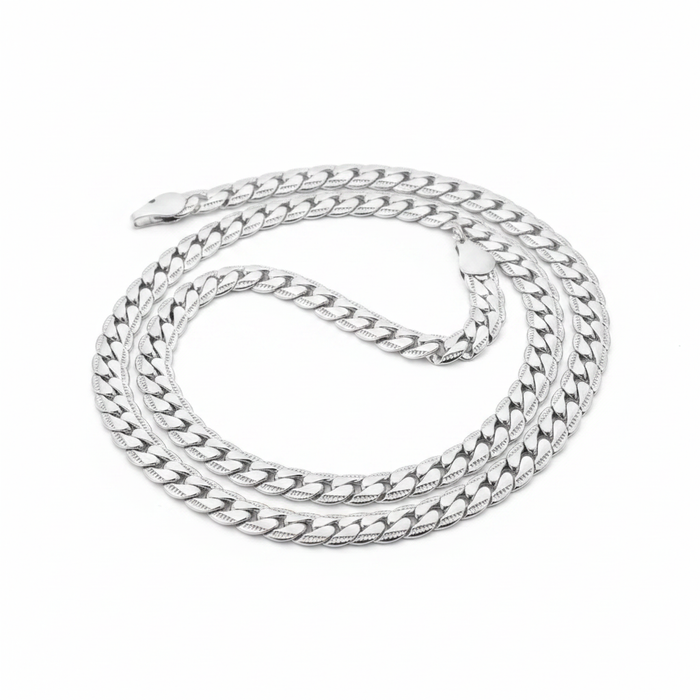 Broad Chain — Silver Cuban Link Hero Shot