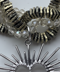 Spoke Heart Twist Neckpiece by CRUX