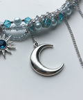 Crescent Drop Bead Neckpiece by CRUX
