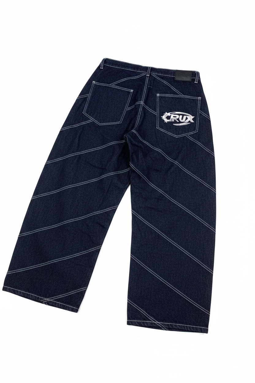 CRUX Denim Back Hero Shot