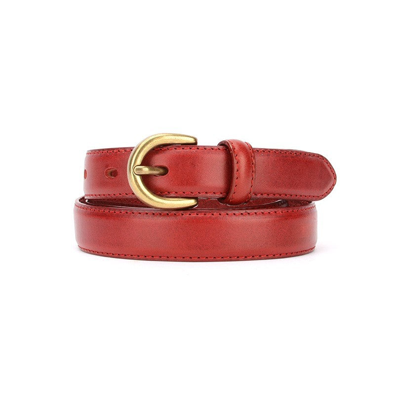Cue leather belt by CRUX