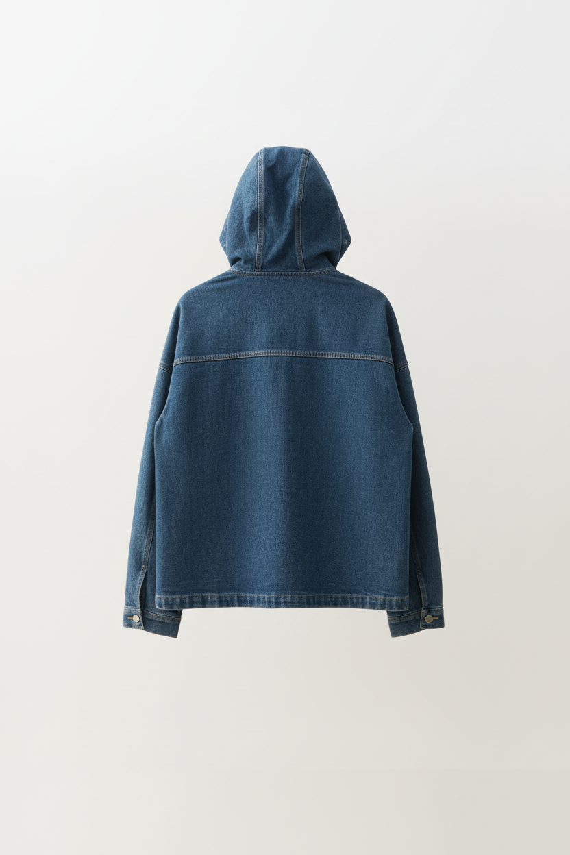 Hutang Denim Hooded Jacket by CRUX