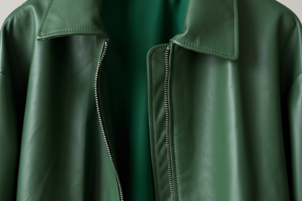 Verdant Leather Jacket by CRUX