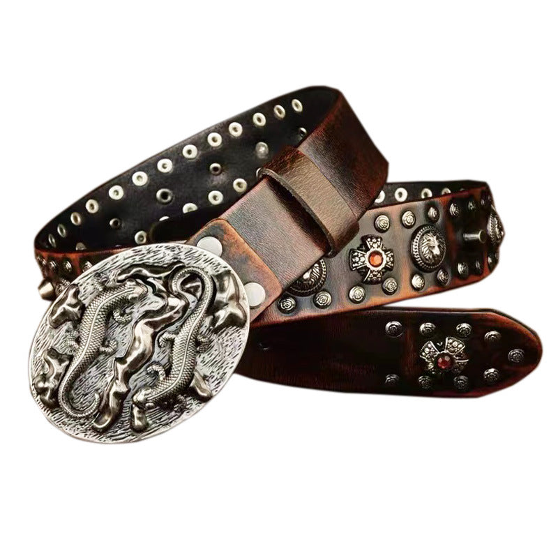 Droggo studded belt by CRUX