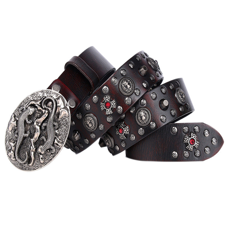 Droggo studded belt by CRUX