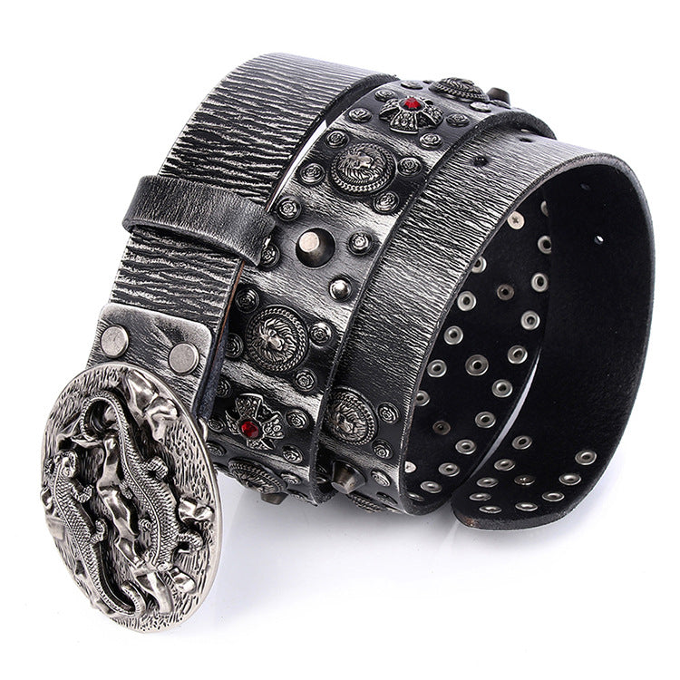 Droggo studded belt by CRUX