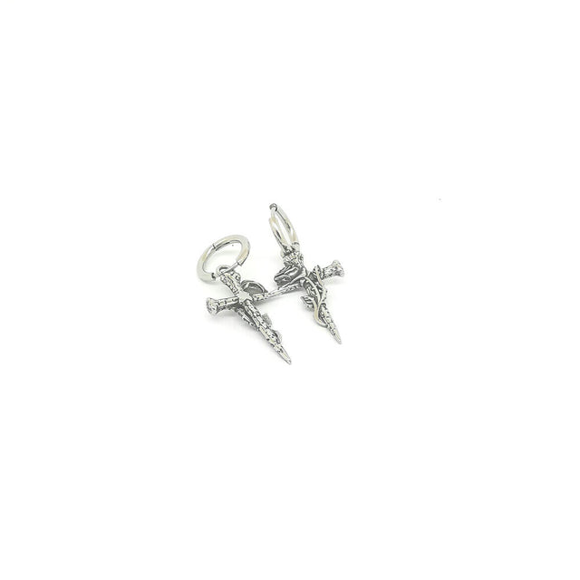 Rose Cross Earring