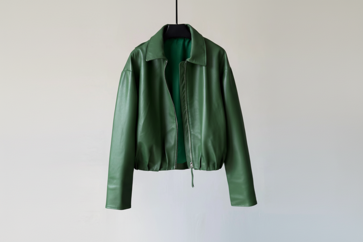 Verdant Leather Jacket by CRUX