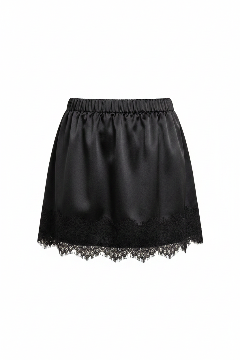 Black Slip Skirt