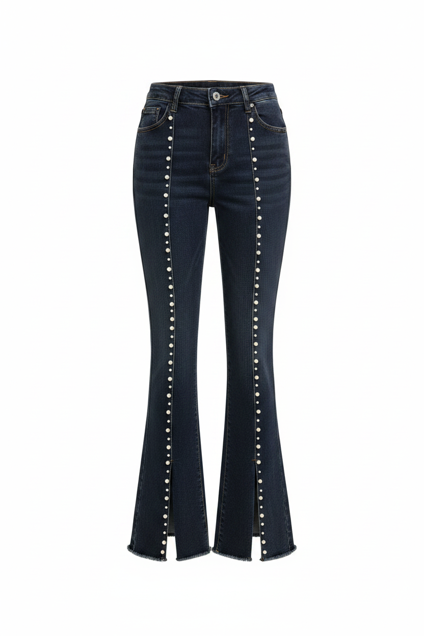Faded Bead Jean - Studio Hero Shot