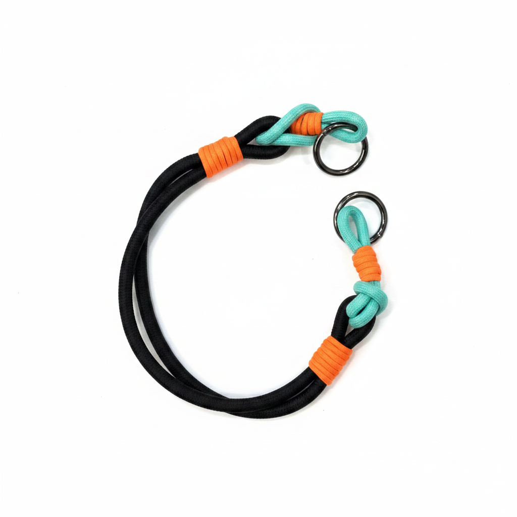 Rope Addon 06 - black rope teal orange hero shot