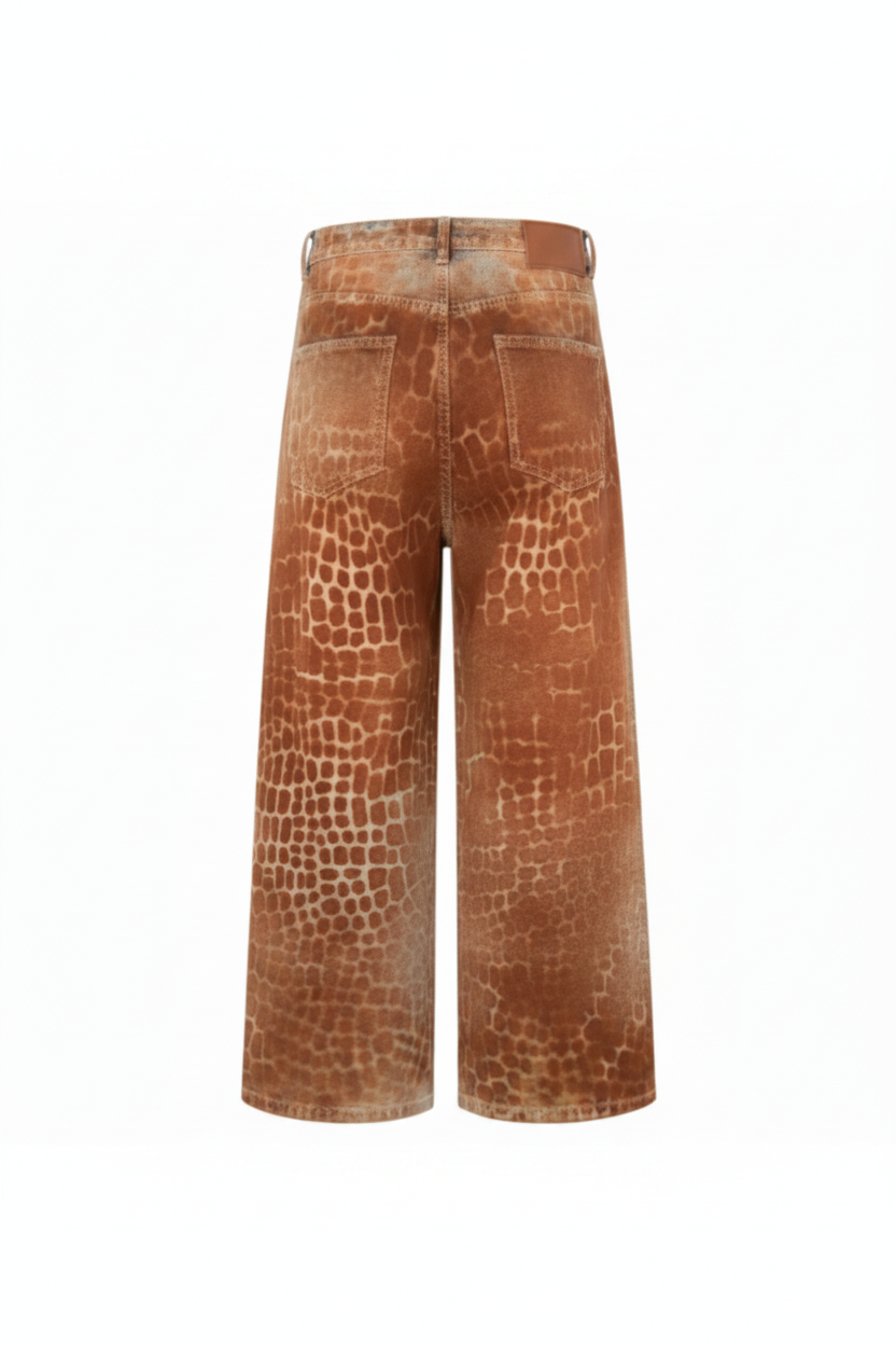 Rust Skin Jeans — pants in brown | CRUX