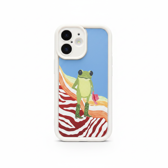 Howdy Phone Case - Frog Illustration Hero Shot