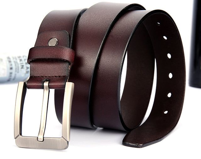 Lead leather belt