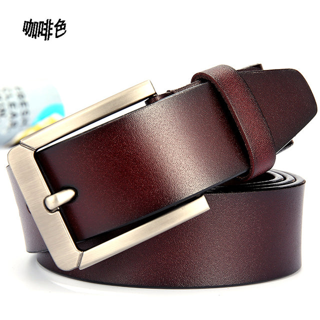 Lead leather belt