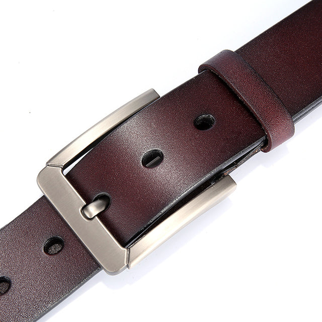 Lead leather belt