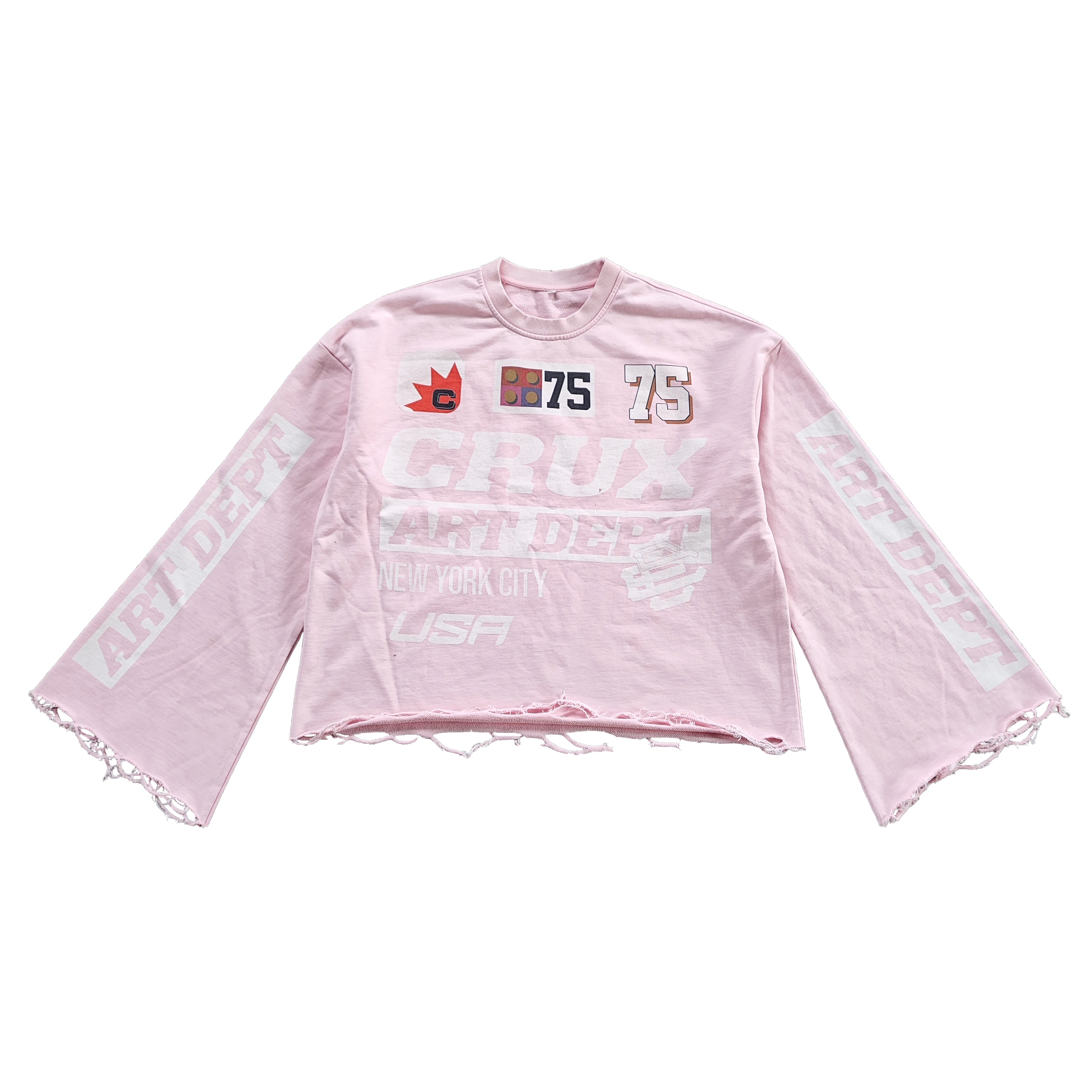 Dept Pink Tee by CRUX CUSTOM