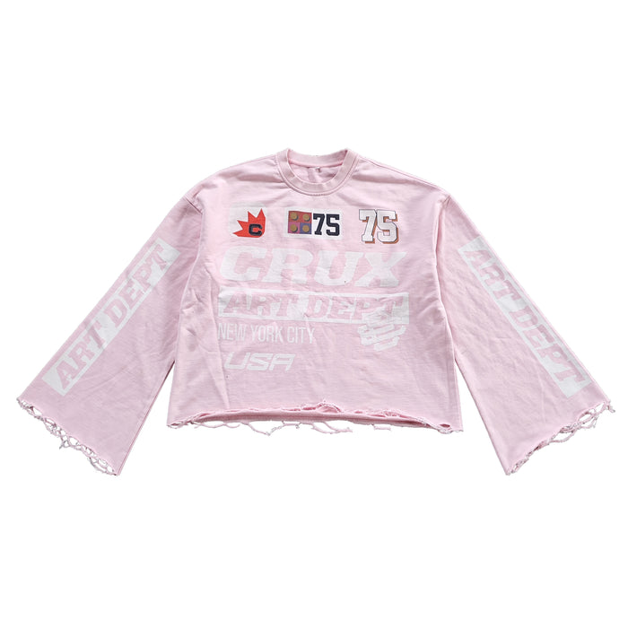 Dept Pink Tee by CRUX CUSTOM
