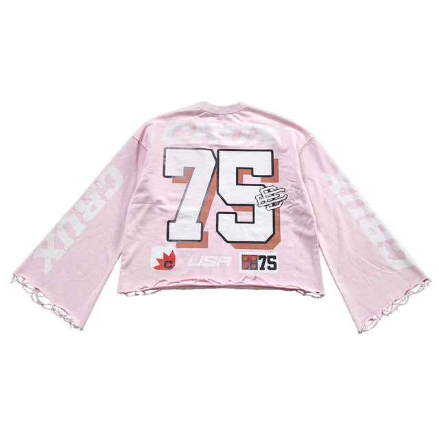 Dept Pink Tee by CRUX CUSTOM