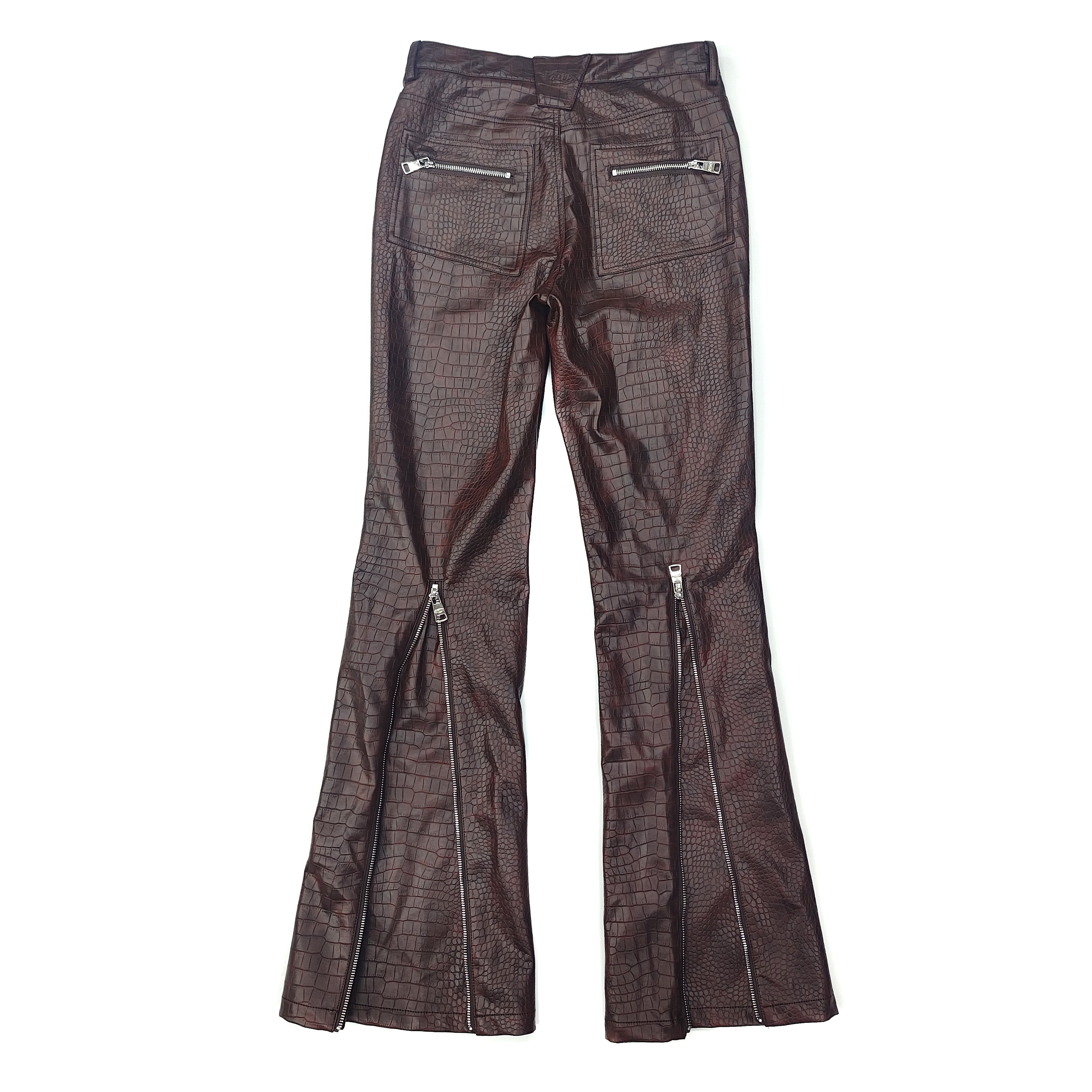Oz Croc Leather Pant by CRUX CUSTOM