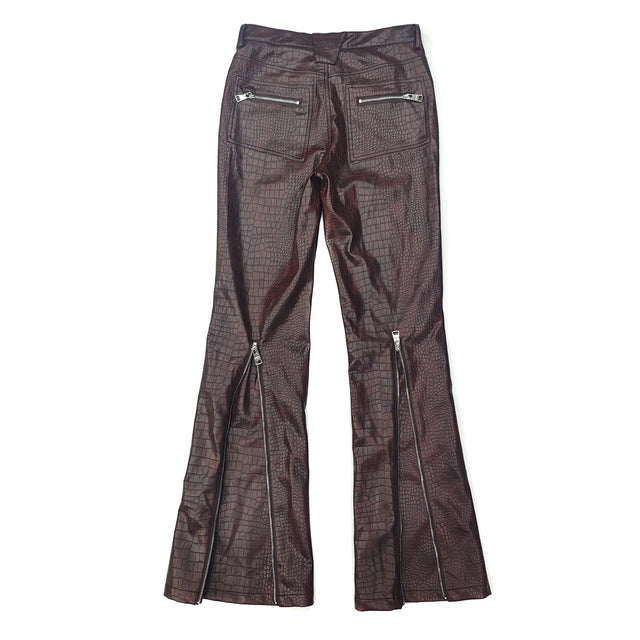 Oz Croc Leather Pant by CRUX CUSTOM