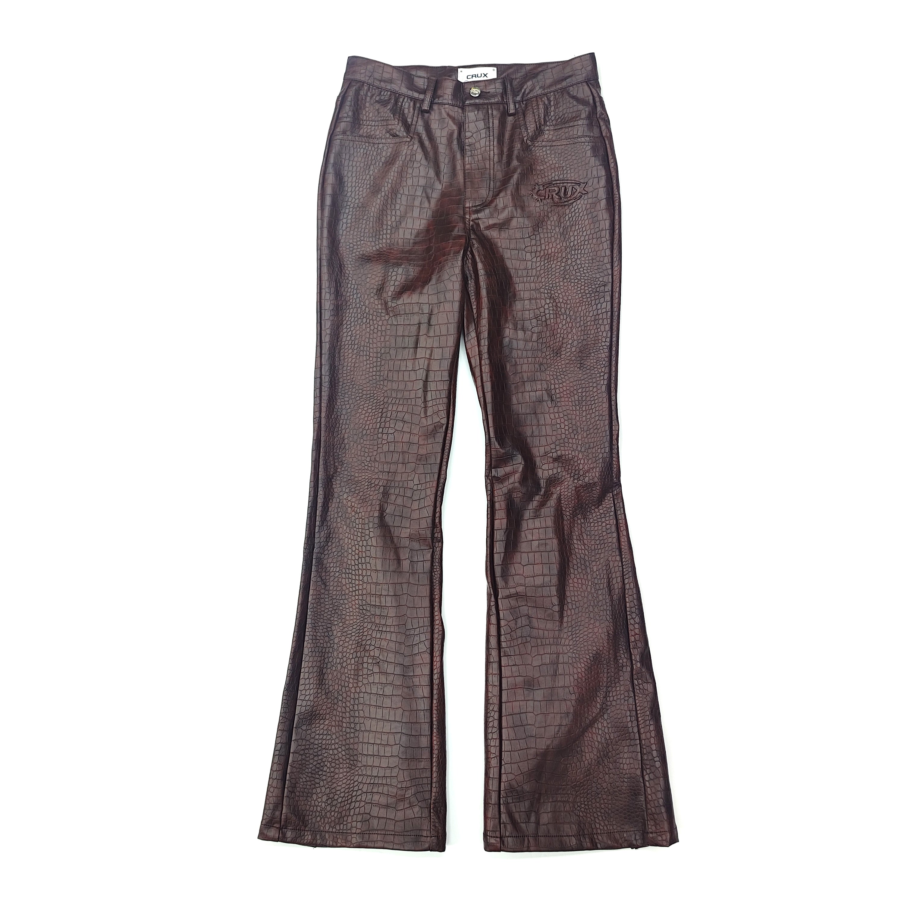 Oz Croc Leather Pant by CRUX CUSTOM
