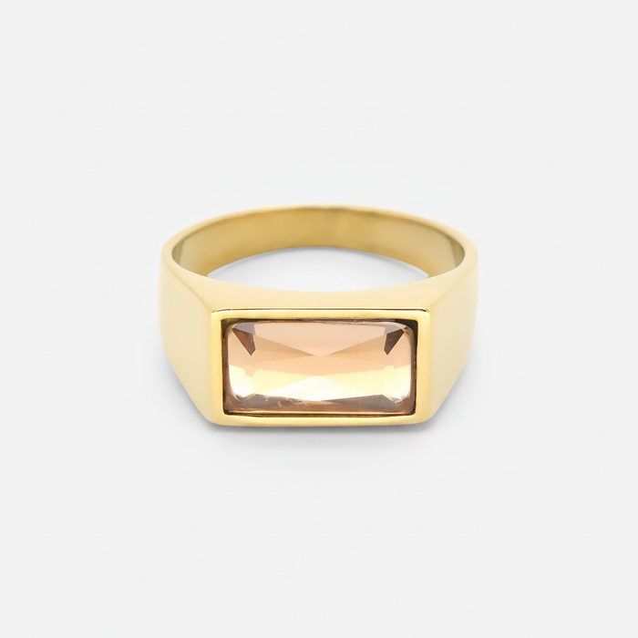 Peach Gem Ring — CRUX