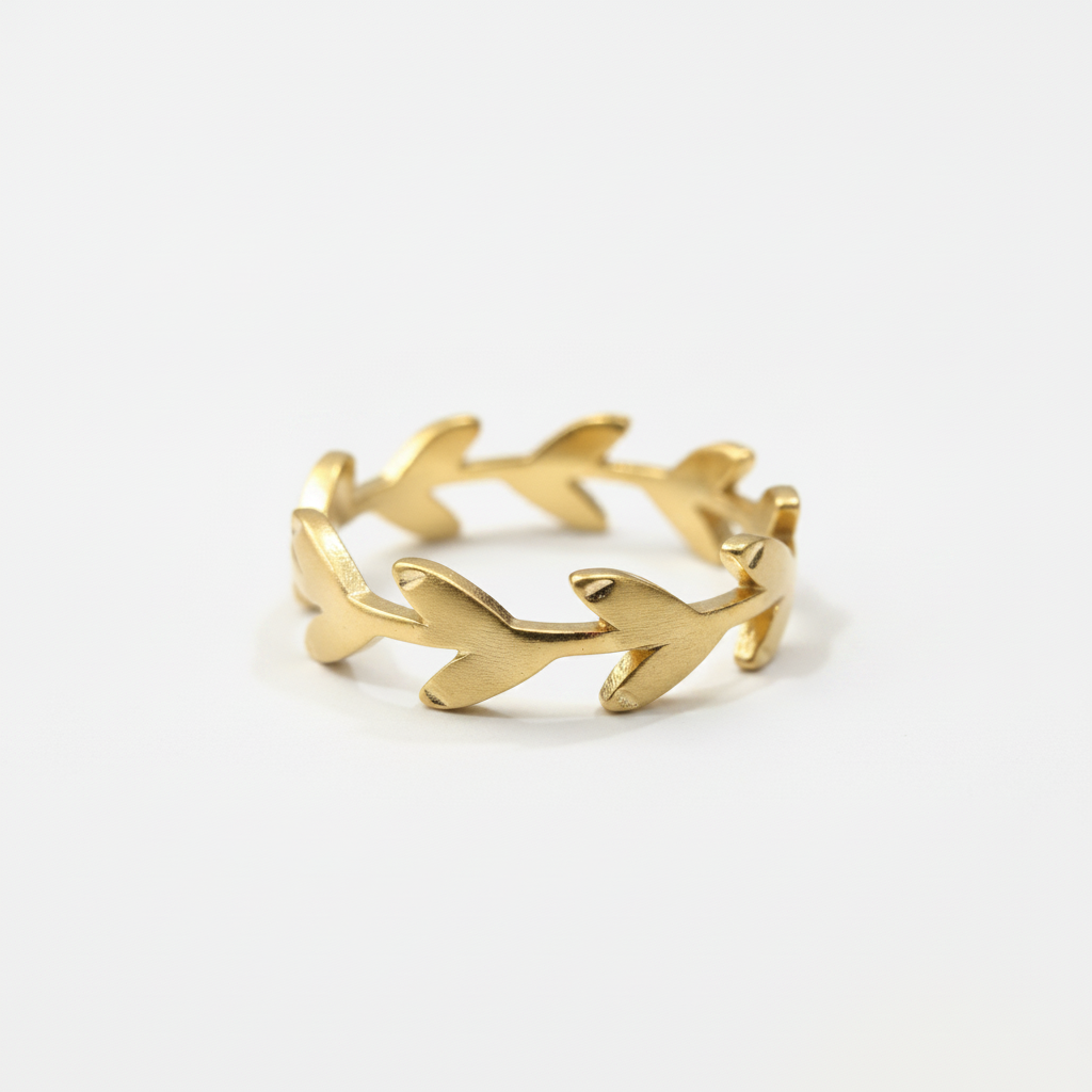 Fleur Gold Ring — CRUX