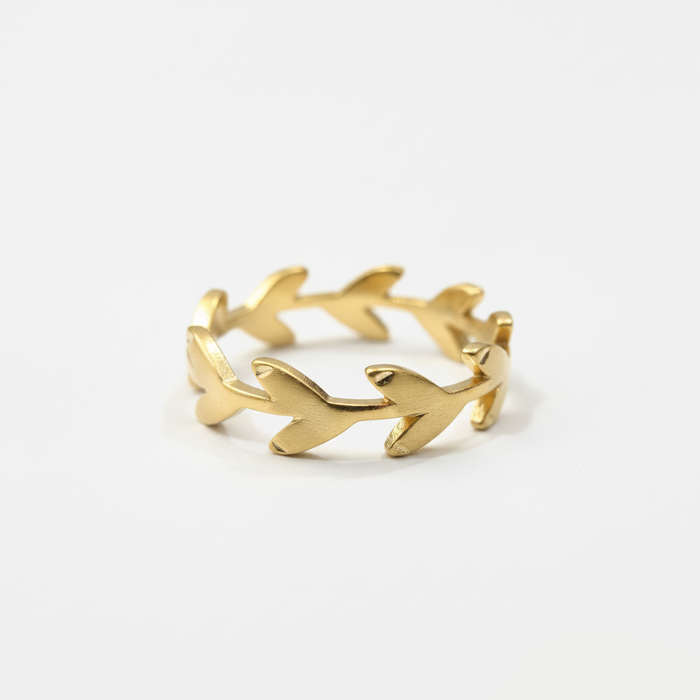 Fleur Gold Ring — CRUX