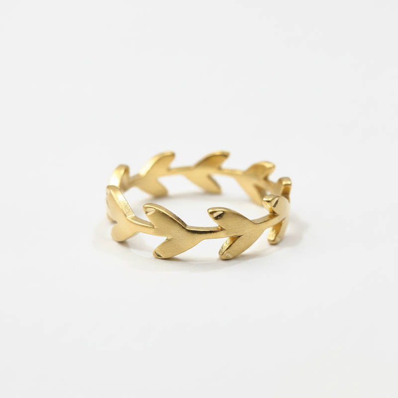 Fleur Gold Ring — CRUX
