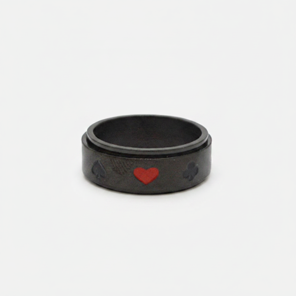 Suit Black Ring — CRUX