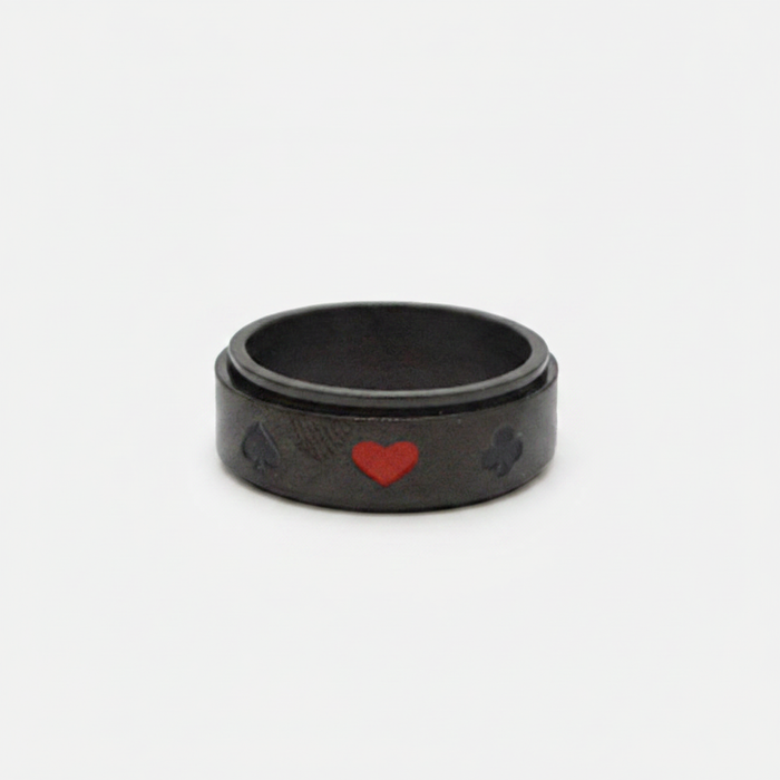 Suit Black Ring — CRUX