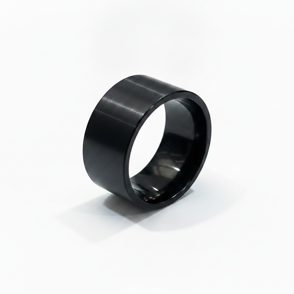 Roll Black Steel Ring — CRUX