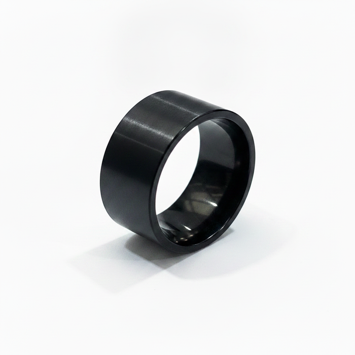 Roll Black Steel Ring — CRUX