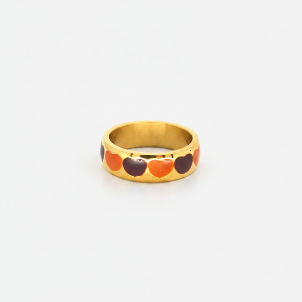 Hearts Gold Ring — CRUX