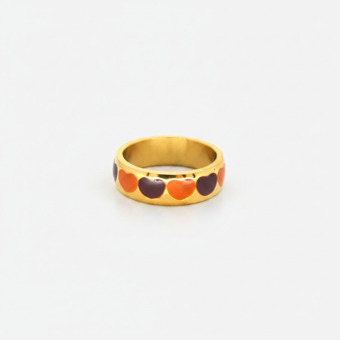 Hearts Gold Ring — CRUX