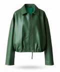 Verdant Leather Jacket by CRUX