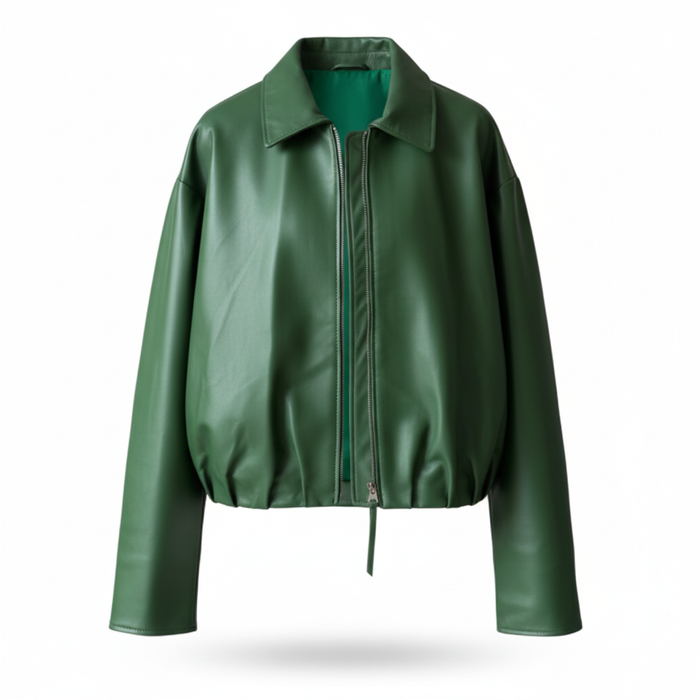 Verdant Leather Jacket by CRUX