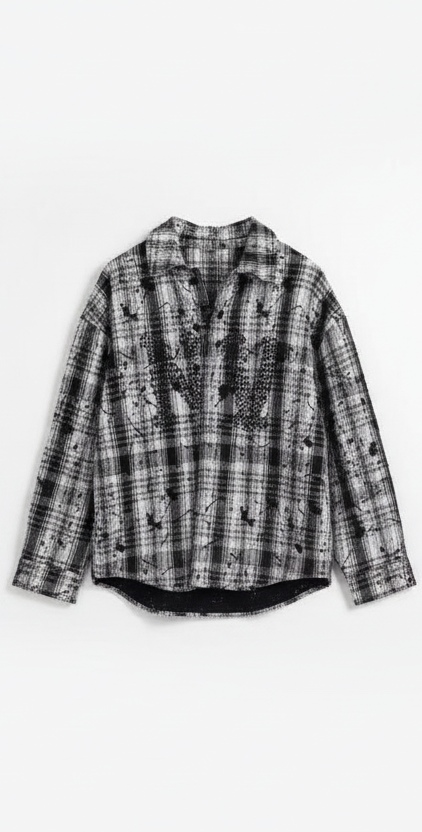 Stud Splashy Shirt by CRUX