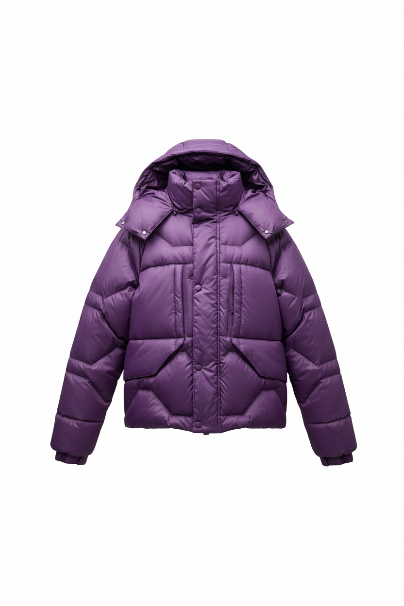 Purple Puff Jacket by CRUX