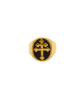 Lorraine Cross Ring by CRUX