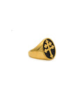 Lorraine Cross Ring by CRUX