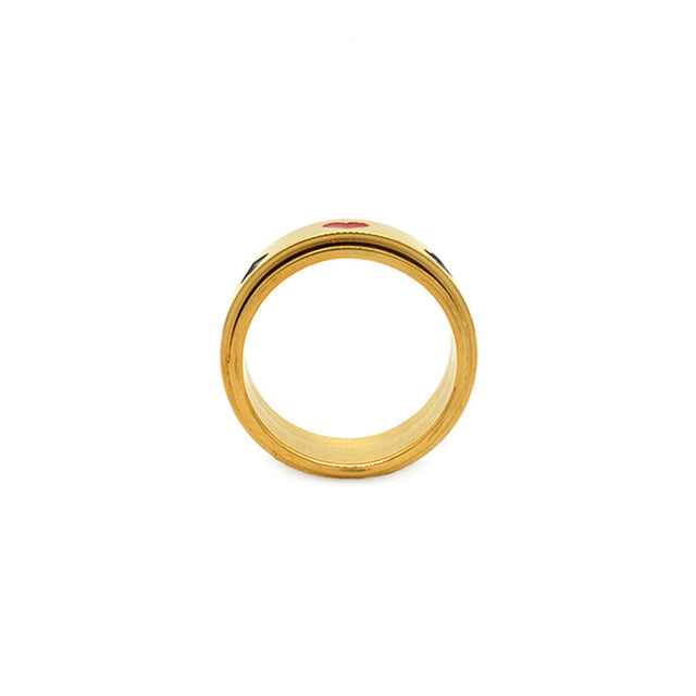Suit Gold Ring by CRUX