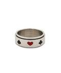 Suit Silver Ring by CRUX