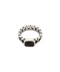 Cuban Gem Silver Ring by CRUX