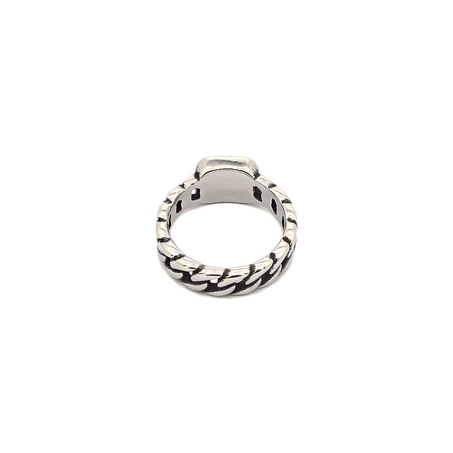 Cuban Gem Silver Ring by CRUX