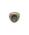 Onyx Gold Ring by CRUX