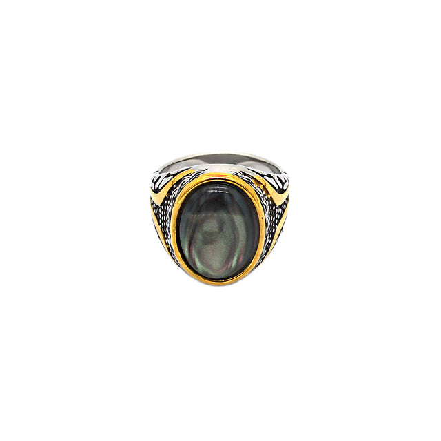 Onyx Gold Ring by CRUX